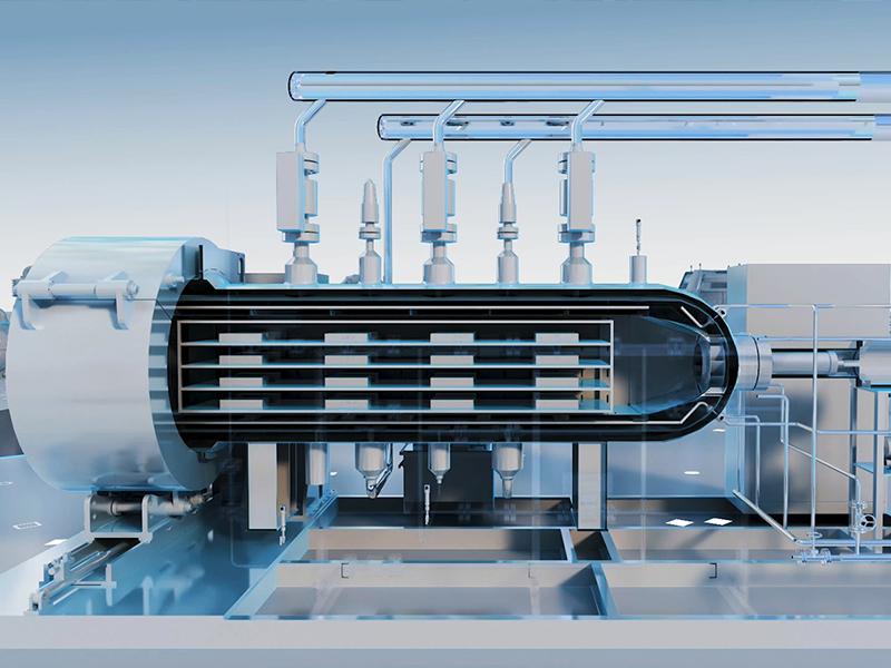 Quick opening supercritical device